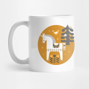 Yellow + Gray Fairytale Mug